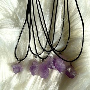 Raw Amethyst Necklace